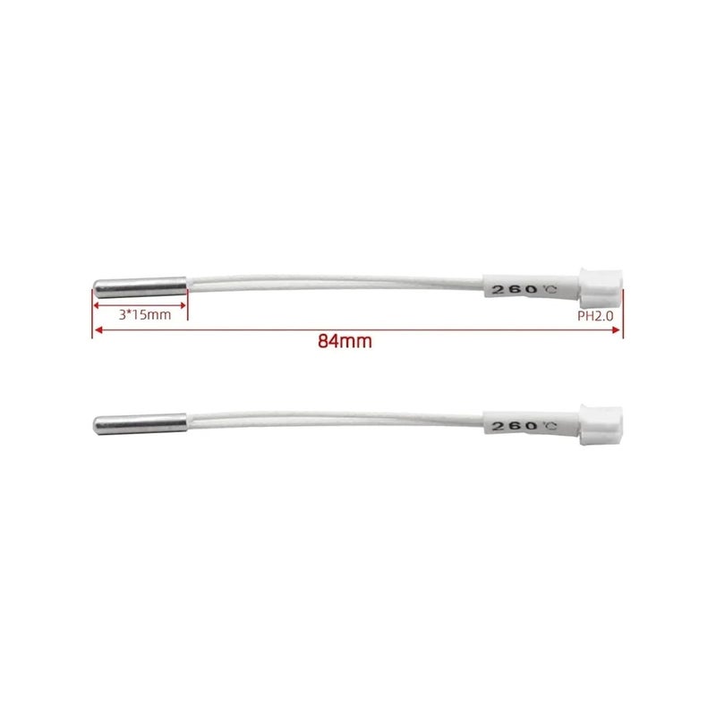 4pcs Mix 24V 40W Cartridge Heater Rod 100K Thermistor Sensor For Ender 3 V3 SE 3D Printer - Image 3